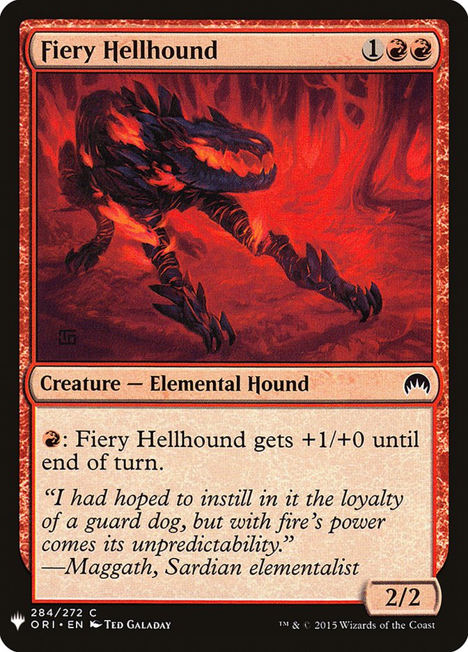 Fiery Hellhound [Mystery Booster] | Arkham Games and Comics