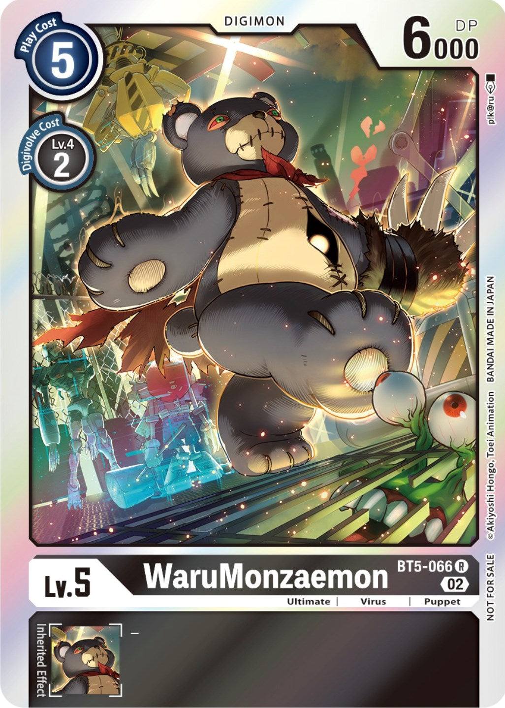 WaruMonzaemon [BT5-066] (Official Tournament Pack Vol. 7) [Battle of Omni Promos] | Arkham Games and Comics
