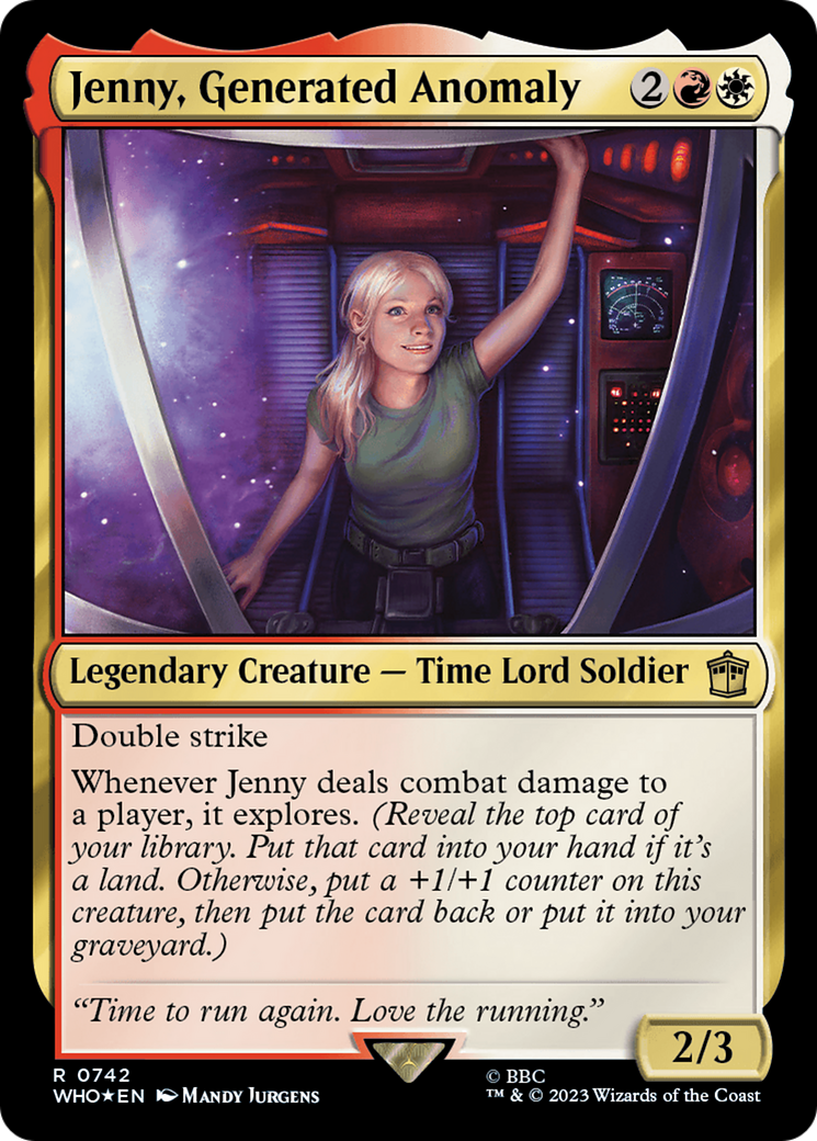 Jenny, Generated Anomaly (Surge Foil) [Doctor Who] | Arkham Games and Comics