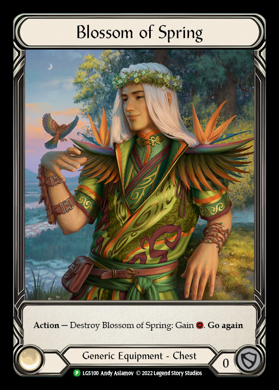 Blossom of Spring [LGS100] (Promo)  Cold Foil | Arkham Games and Comics