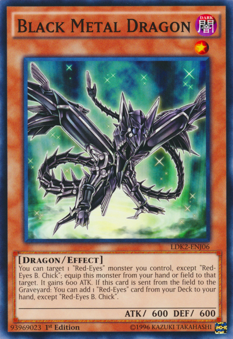 Black Metal Dragon [LDK2-ENJ06] Common | Arkham Games and Comics