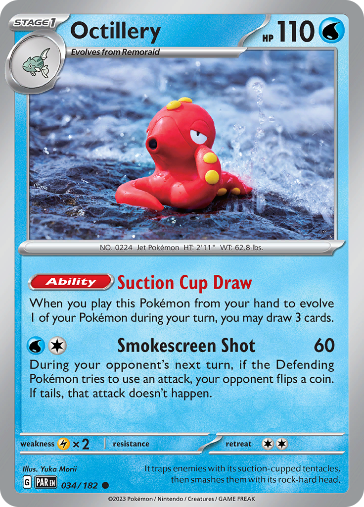 Octillery (034/182) [Scarlet & Violet: Paradox Rift] | Arkham Games and Comics