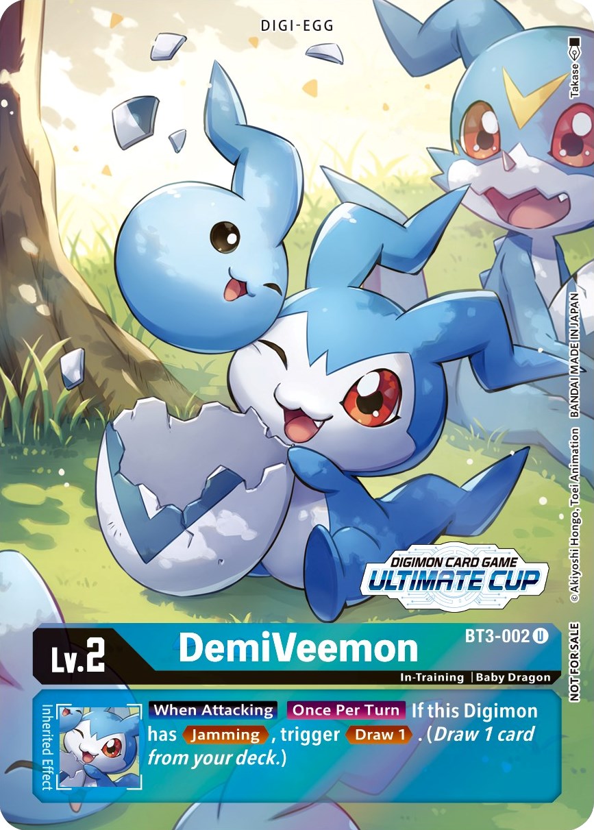 DemiVeemon [BT3-002] (April Ultimate Cup 2022) [Release Special Booster Promos] | Arkham Games and Comics