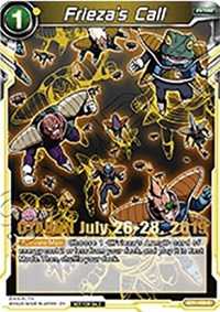 Frieza's Call (OTAKON 2019) (BT1-109_PR) [Promotion Cards] | Arkham Games and Comics