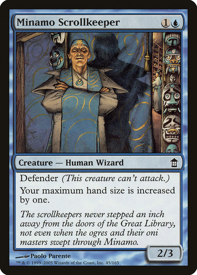 Minamo Scrollkeeper [Saviors of Kamigawa] | Arkham Games and Comics