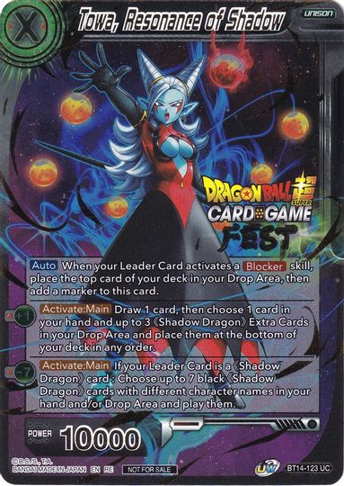 Towa, Resonance of Shadow (Card Game Fest 2022) (BT14-123) [Tournament Promotion Cards] | Arkham Games and Comics