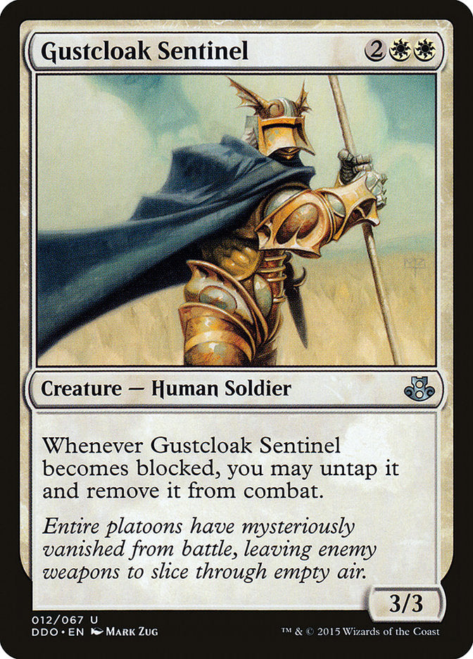 Gustcloak Sentinel [Duel Decks: Elspeth vs. Kiora] | Arkham Games and Comics