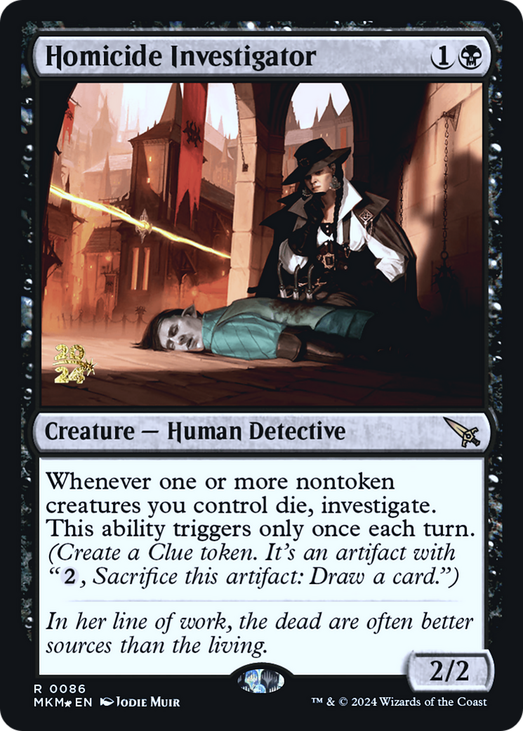 Homicide Investigator [Murders at Karlov Manor Prerelease Promos] | Arkham Games and Comics