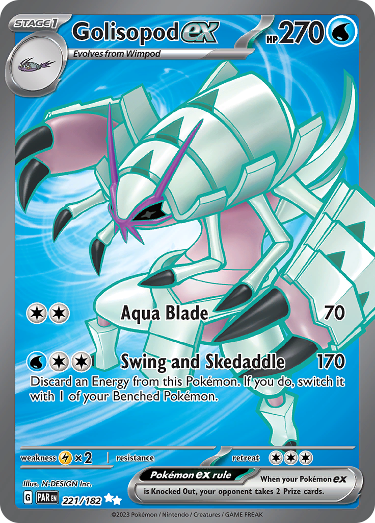 Golisopod ex (221/182) [Scarlet & Violet: Paradox Rift] | Arkham Games and Comics