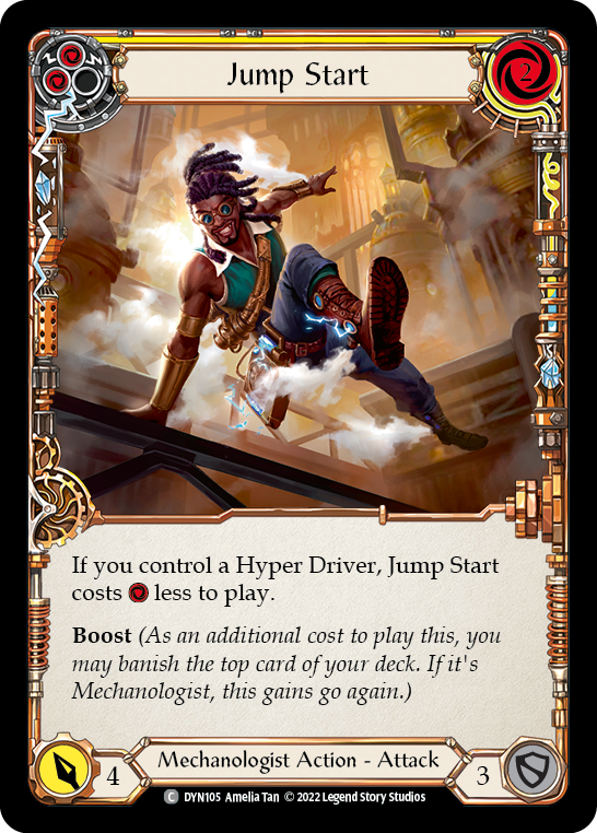 Jump Start (Yellow) [DYN105] (Dynasty)  Rainbow Foil | Arkham Games and Comics