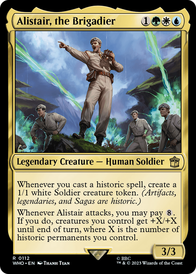 Alistair, the Brigadier [Doctor Who] | Arkham Games and Comics