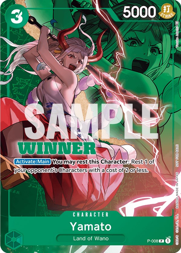 Yamato (P-008) (Winner Pack Vol. 1) [One Piece Promotion Cards] | Arkham Games and Comics