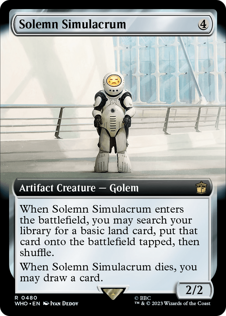 Solemn Simulacrum (Extended Art) [Doctor Who] | Arkham Games and Comics