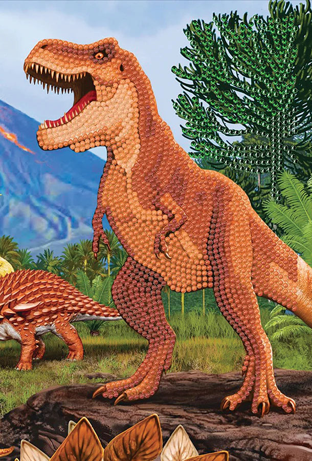 Crystal Art Notebook Kit: T-Rex Dinosaur | Arkham Games and Comics