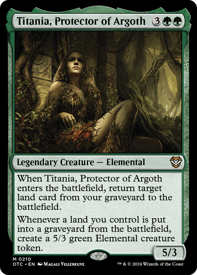 Titania, Protector of Argoth [Outlaws of Thunder Junction Commander] | Arkham Games and Comics