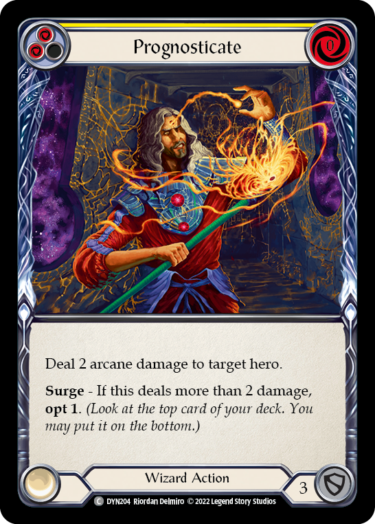 Prognosticate (Yellow) [DYN204] (Dynasty) | Arkham Games and Comics