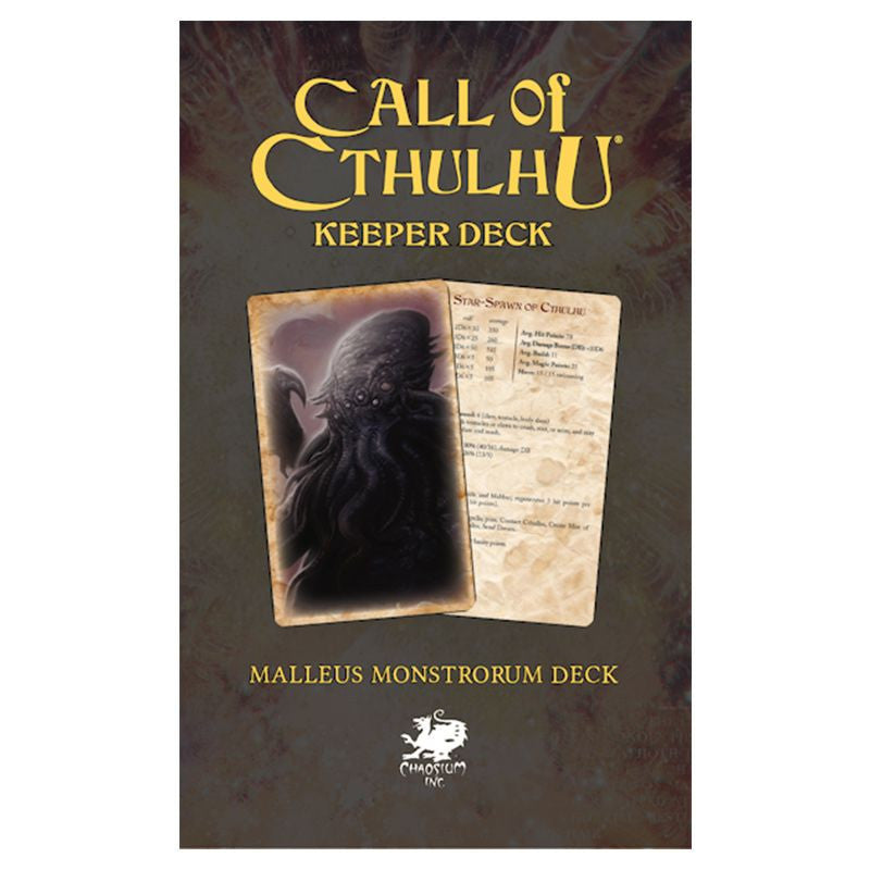 Call of Cthulhu 7E: Keeper Deck: Malleus Monstrorum | Arkham Games and Comics