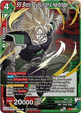 SS Broly, Evolution's Harbinger (Gold Stamped) (P-336) [Tournament Promotion Cards] | Arkham Games and Comics