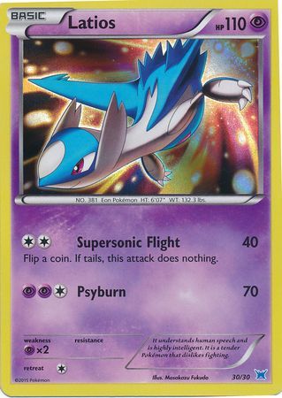 Latios (30/30) [XY: Trainer Kit 2 - Latios] | Arkham Games and Comics