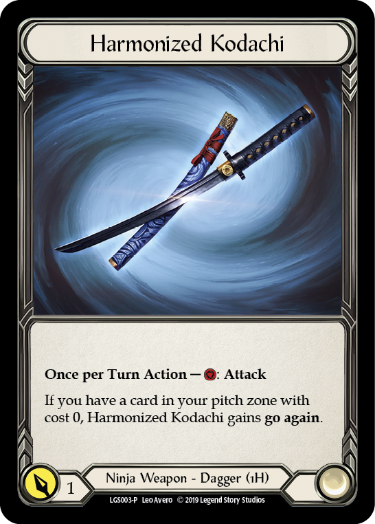 Harmonized Kodachi [LGS003-P] (Promo)  1st Edition Cold Foil | Arkham Games and Comics