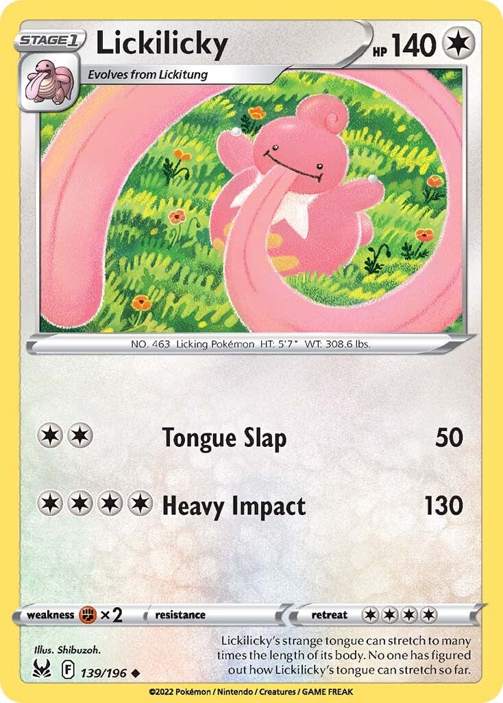 Lickilicky (139/196) [Sword & Shield: Lost Origin] | Arkham Games and Comics