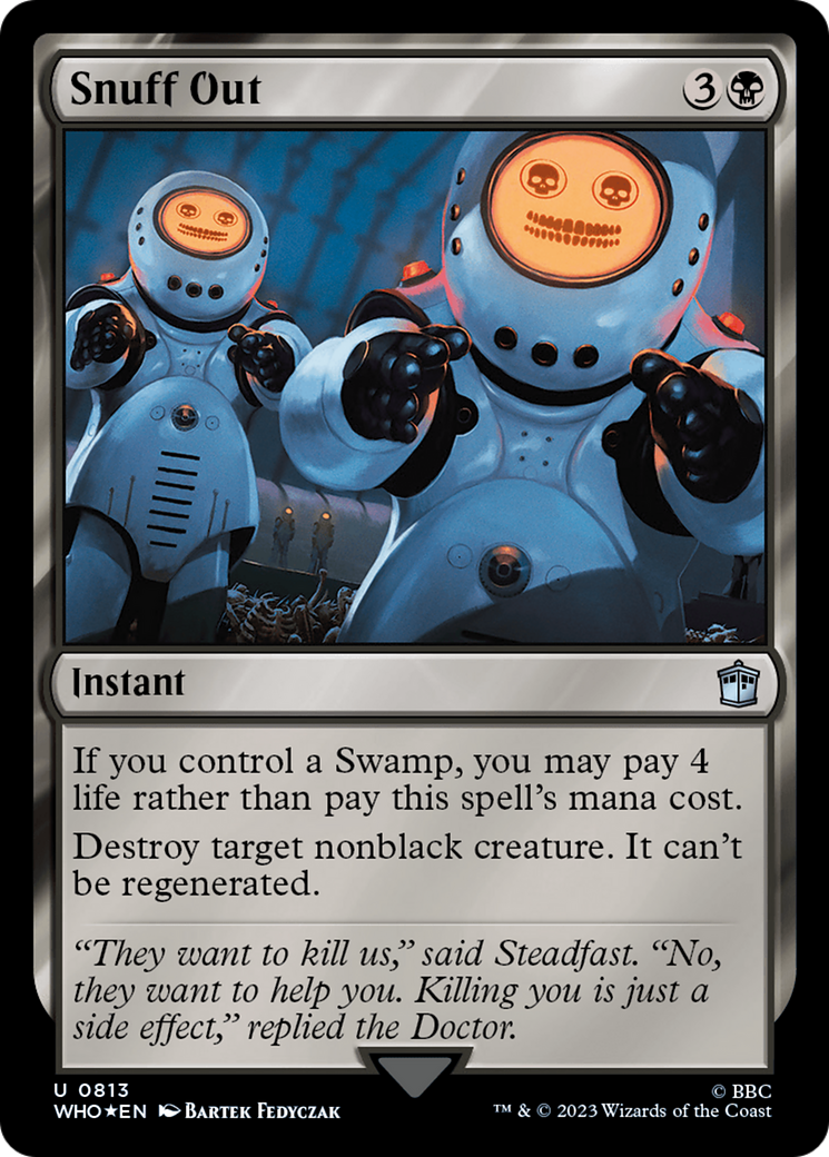 Snuff Out (Surge Foil) [Doctor Who] | Arkham Games and Comics