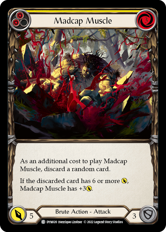 Madcap Muscle (Yellow) [DYN020] (Dynasty) | Arkham Games and Comics