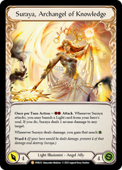 Invoke Suraya // Suraya, Archangel of Knowledge [DYN212] (Dynasty)  Rainbow Foil | Arkham Games and Comics