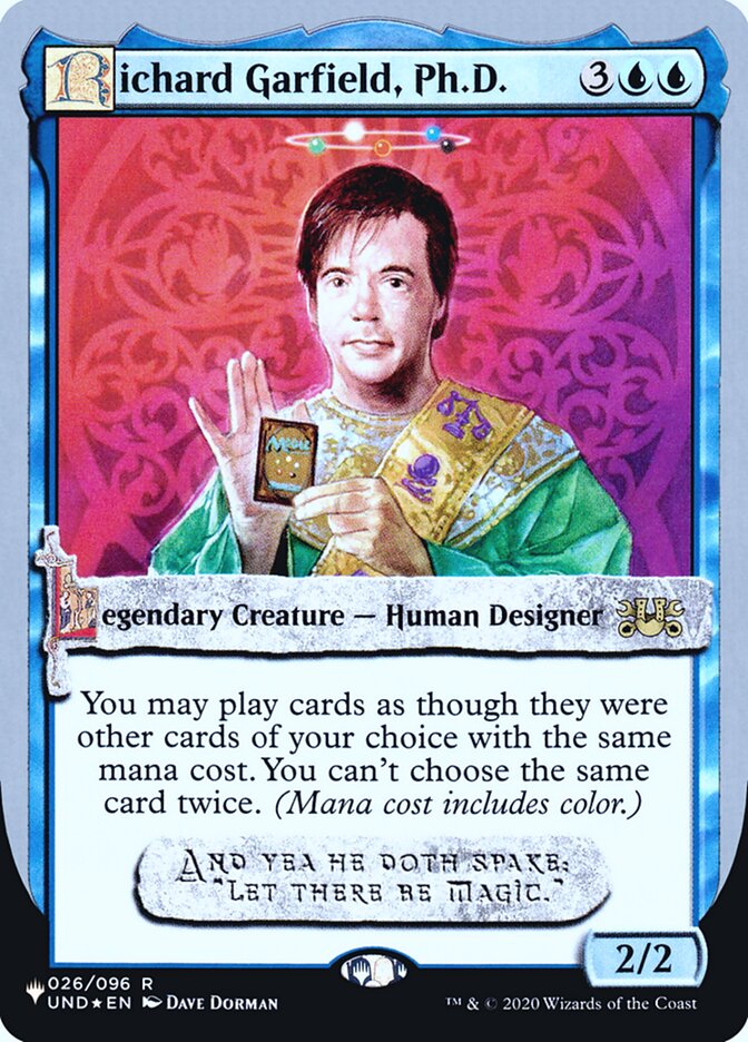 Richard Garfield, Ph.D. (Unfinity Foil Edition) [The List] | Arkham Games and Comics