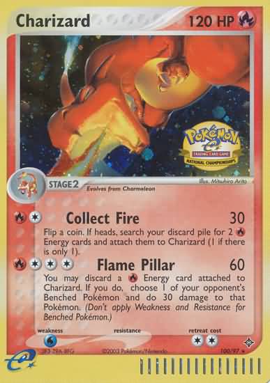 Charizard (100/97) (National Championship 2004) [League & Championship Cards] | Arkham Games and Comics