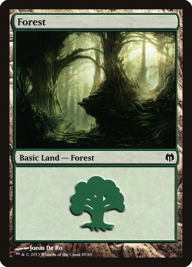 Forest (80) [Duel Decks: Heroes vs. Monsters] | Arkham Games and Comics