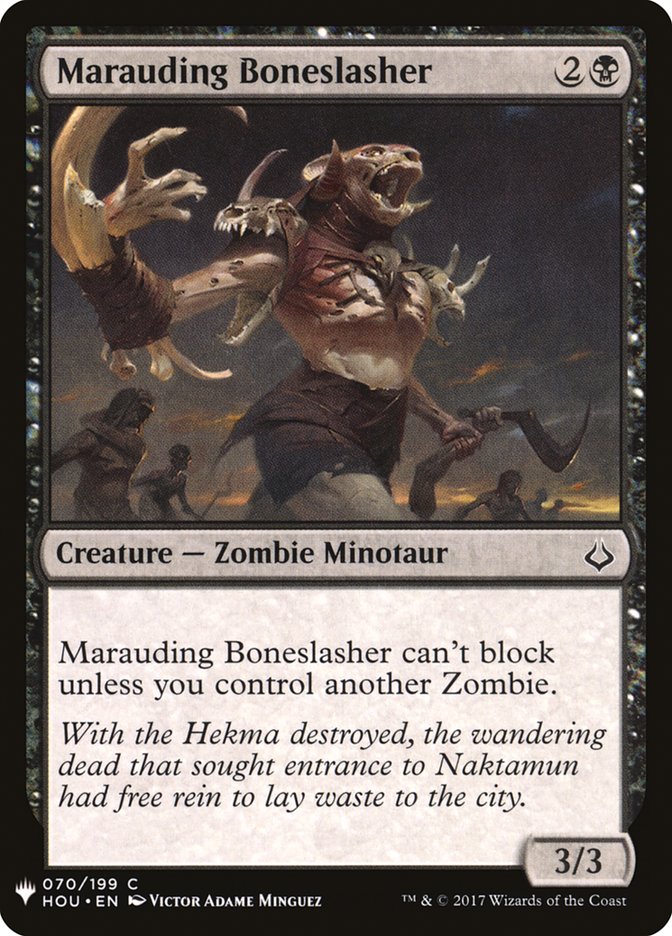 Marauding Boneslasher [Mystery Booster] | Arkham Games and Comics