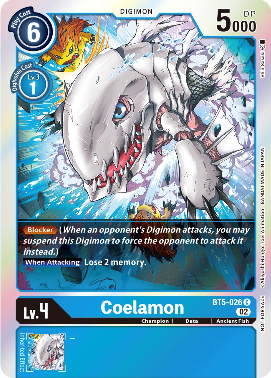 Coelamon [BT5-026] (Official Tournament Pack Vol. 7) [Battle of Omni Promos] | Arkham Games and Comics