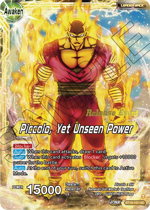 Piccolo // Piccolo, Yet Unseen Power (Fighter's Ambition Holiday Pack) (BT19-101) [Tournament Promotion Cards] | Arkham Games and Comics