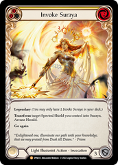 Invoke Suraya // Suraya, Archangel of Knowledge [DYN212] (Dynasty)  Rainbow Foil | Arkham Games and Comics