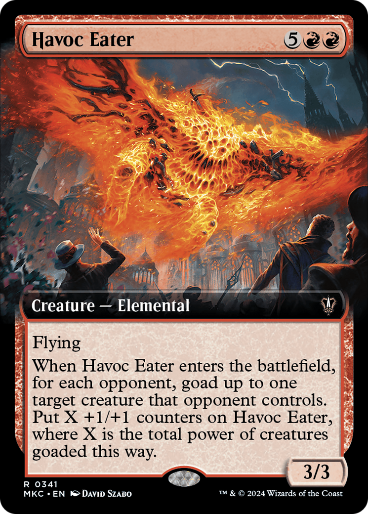 Havoc Eater (Extended Art) [Murders at Karlov Manor Commander] | Arkham Games and Comics