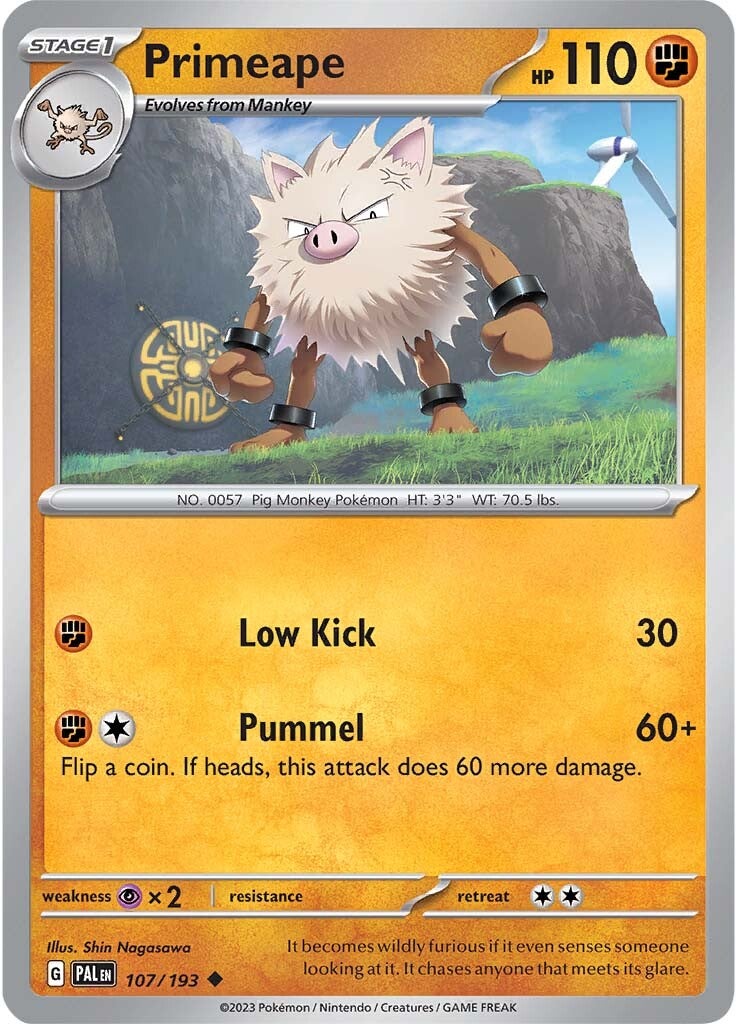 Primeape (107/193) [Scarlet & Violet: Paldea Evolved] | Arkham Games and Comics