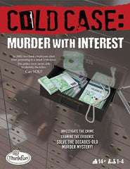 Think Fun ThinkFun Cold Case: Murder with Interest – A Murder Mystery Game in a Box | Arkham Games and Comics