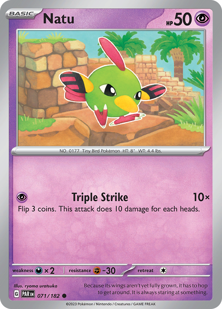 Natu (071/182) [Scarlet & Violet: Paradox Rift] | Arkham Games and Comics