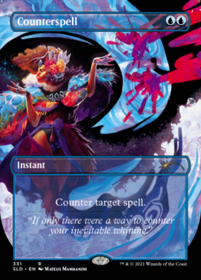 Counterspell (Borderless) [Secret Lair Drop Series] | Arkham Games and Comics