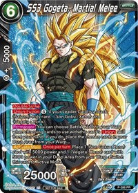 SS3 Gogeta, Martial Melee (Unison Warrior Series Tournament Pack Vol.3) (P-286) [Tournament Promotion Cards] | Arkham Games and Comics