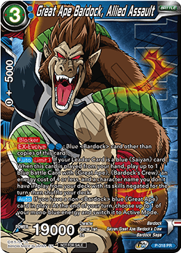 Great Ape Bardock, Allied Assault (Winner Stamped) (P-318) [Tournament Promotion Cards] | Arkham Games and Comics