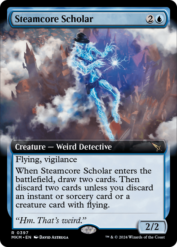 Steamcore Scholar (Extended Art) [Murders at Karlov Manor] | Arkham Games and Comics