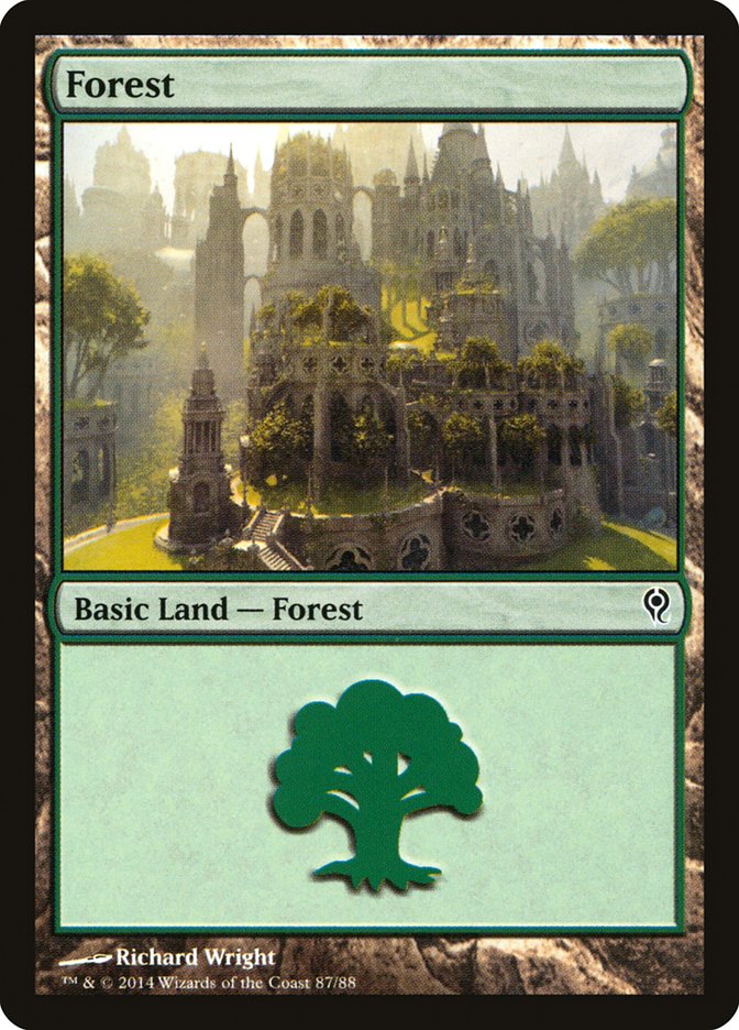 Forest (87) [Duel Decks: Jace vs. Vraska] | Arkham Games and Comics