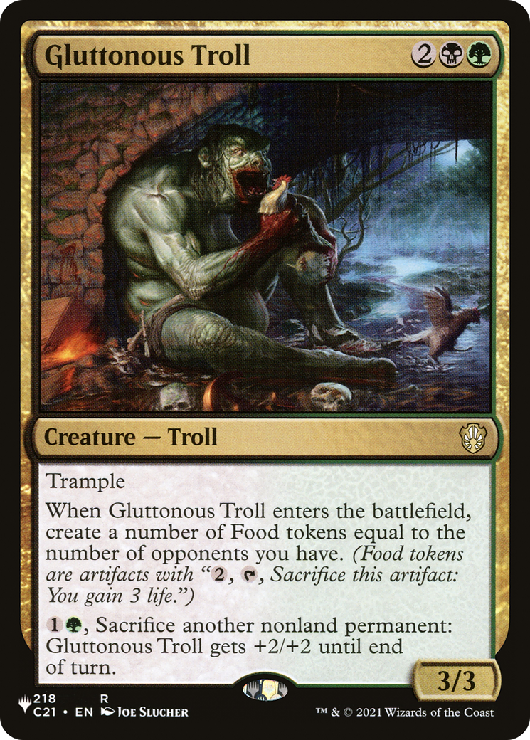 Gluttonous Troll [The List] | Arkham Games and Comics