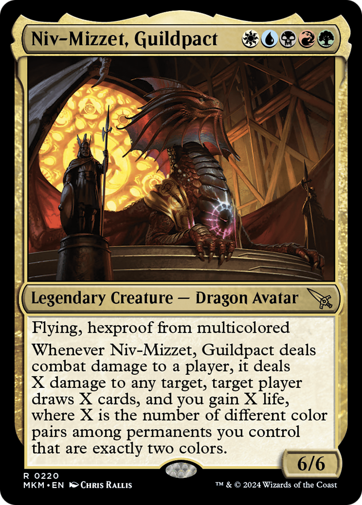 Niv-Mizzet, Guildpact [Murders at Karlov Manor] | Arkham Games and Comics
