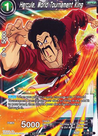 Hercule, World Tournament King (Power Booster) (P-161) [Promotion Cards] | Arkham Games and Comics