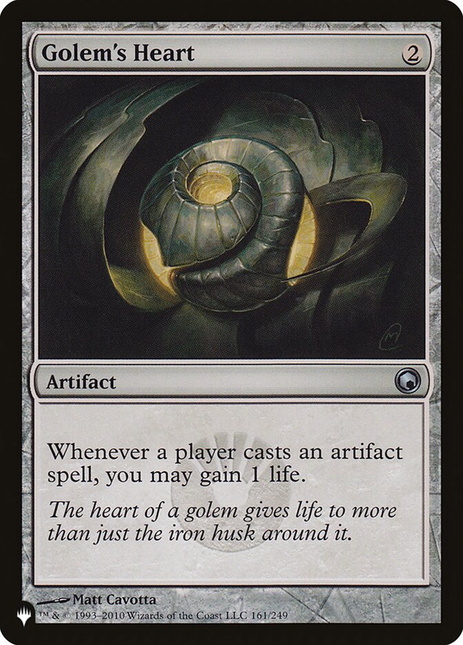 Golem's Heart [The List] | Arkham Games and Comics