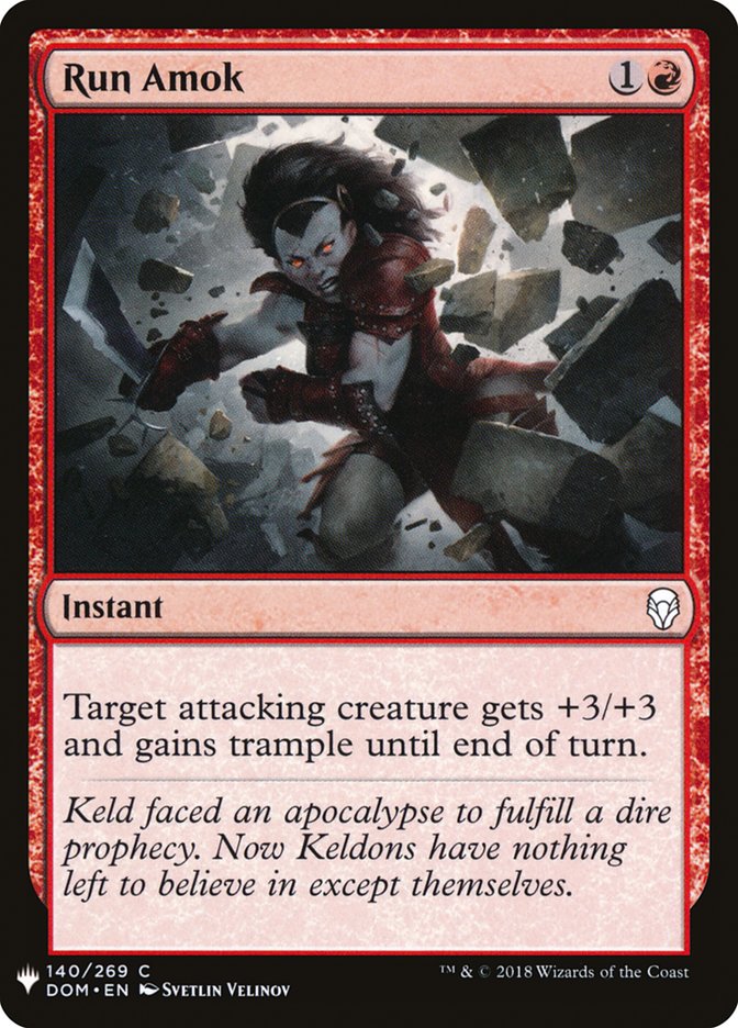 Run Amok [Mystery Booster] | Arkham Games and Comics