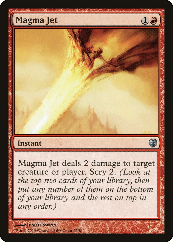 Magma Jet [Duel Decks: Heroes vs. Monsters] | Arkham Games and Comics